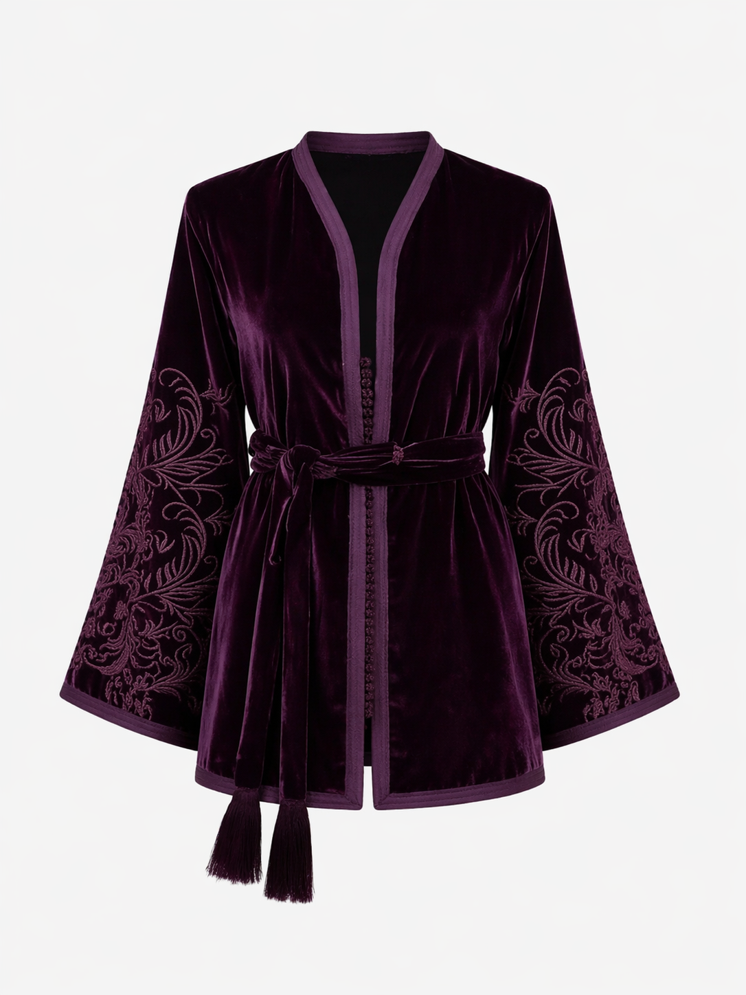 Moroccan Velvet Wrap – Royal Plum